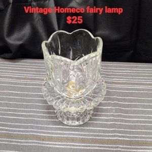 VINTAGE HOMECO CRYSTAL FAIRY LAMP